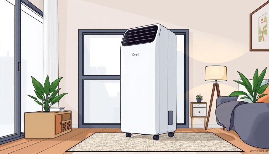 Generate an image of the Dreo Portable Smart Air Conditioner AC516S