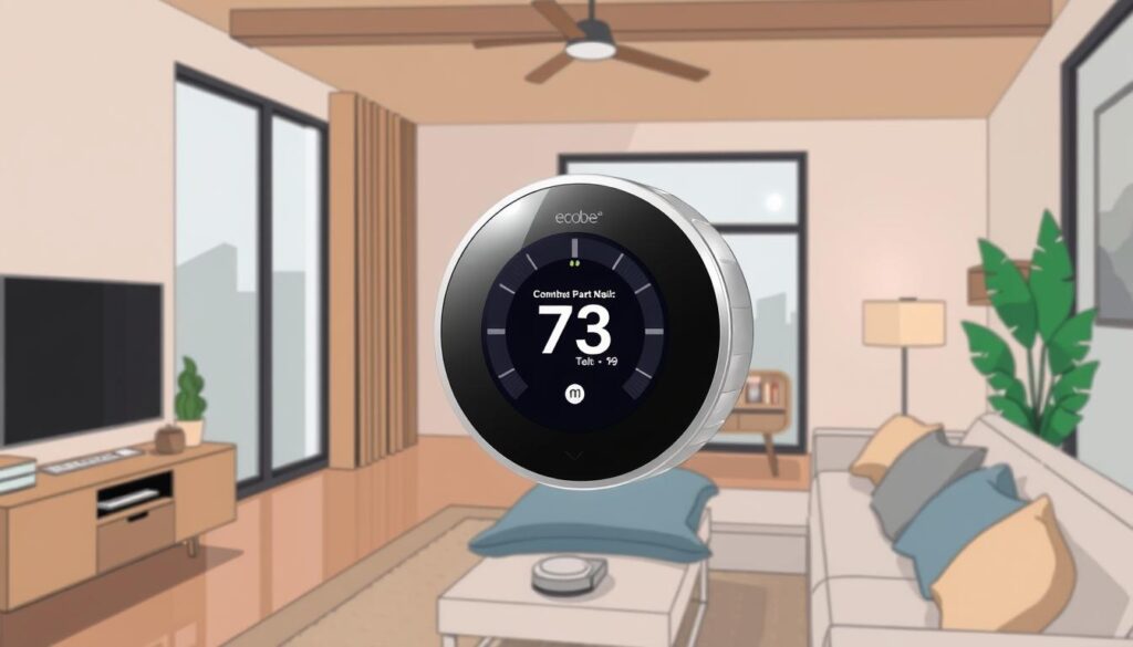 Generate an image of the Ecobee Smart Thermostat Premium