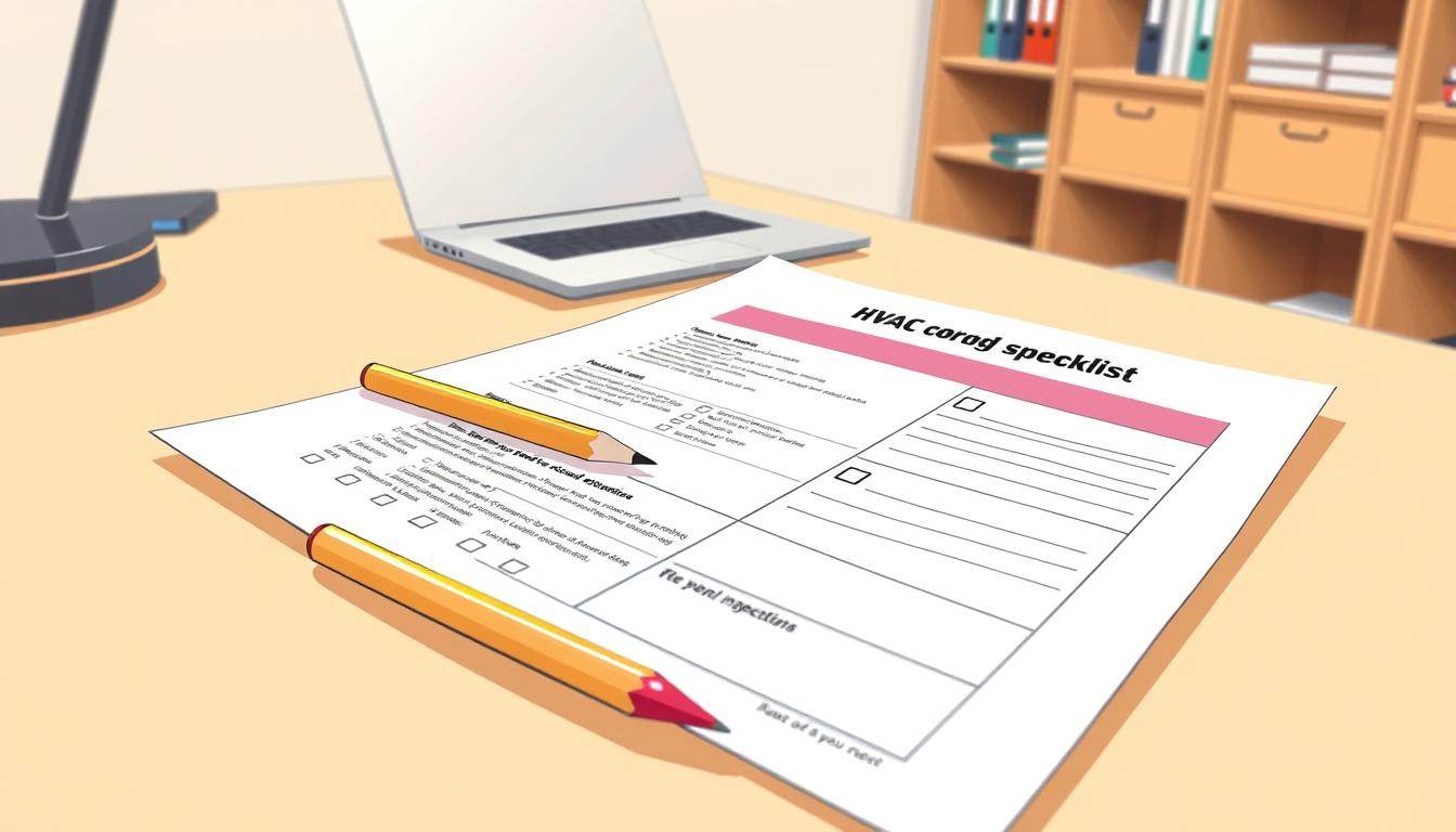 HVAC inspection checklist