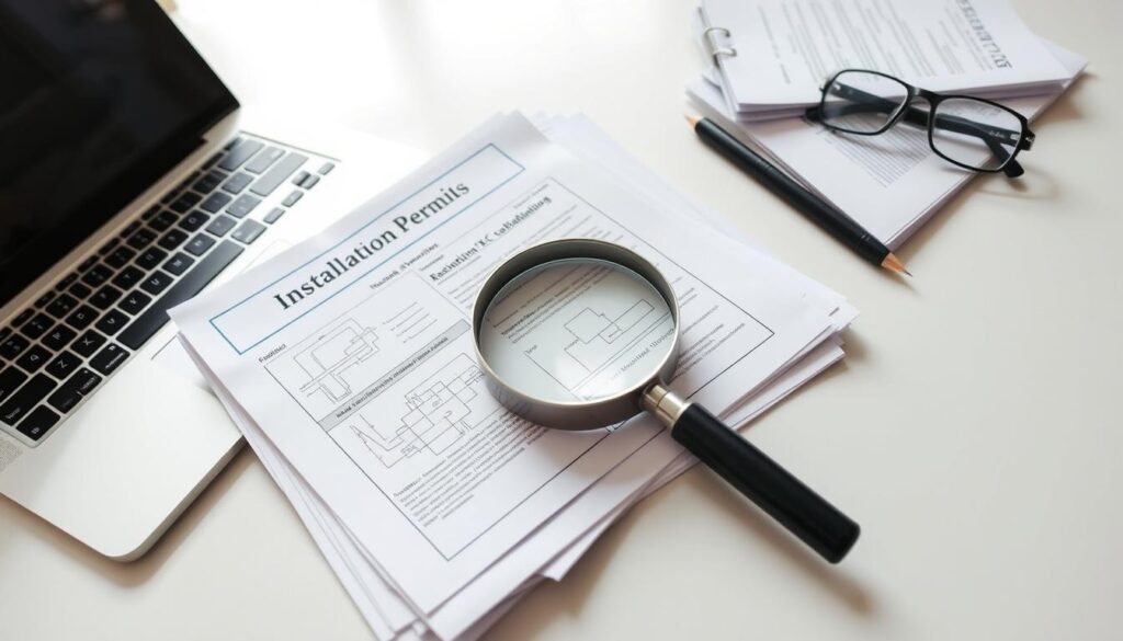 AC installation permit requirements